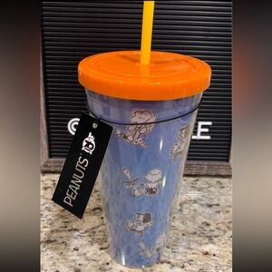 Peanuts Gang 70th Anniversary Tumbler with Lid & Straw